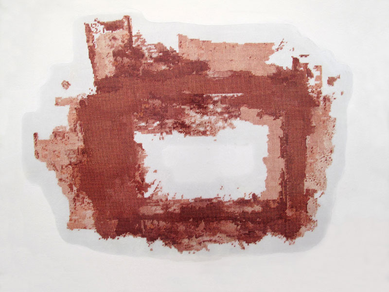 Susan Collis .- Cover-Up Job. 2013. Vinilo adhesivo. 58 x 73 cms. Ed. 5