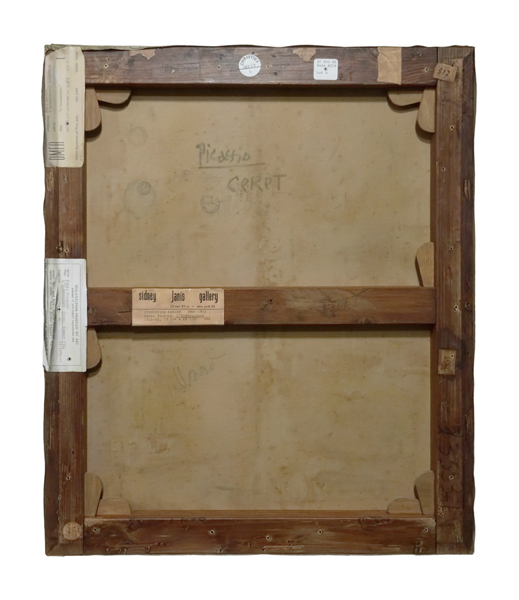 Martí Cormand - L'Independant. Óleo sobre cartón,papel y madera. 61 x 50,8 cm. Unico
