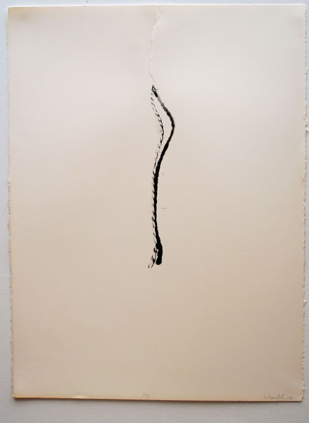 Liliana Porter - Rasgadura, 1972.  Silkscreen. 
